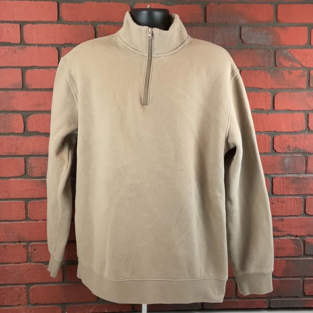 Vans Quarter Zip Mens‎ XL Tan